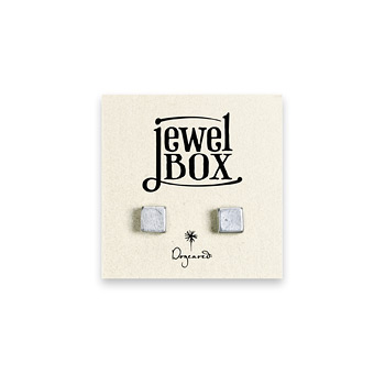 jewel+box+sterling+silver+square+stud+earrings
