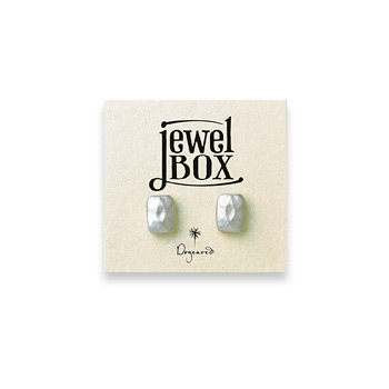 jewel+box+sterling+silver+faceted+rectangle+stud+earrings