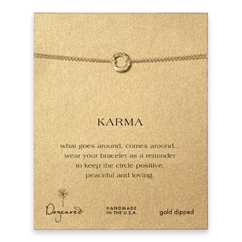 small+hammered+karma+bracelet%2C+gold+dipped