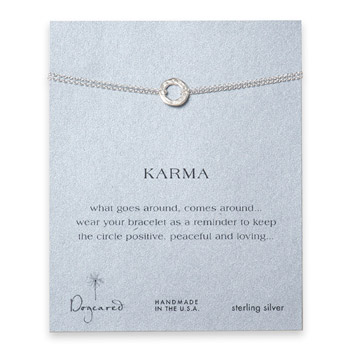 small+hammered+karma+bracelet%2C+sterling+silver