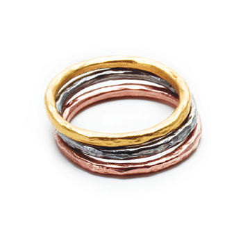 mixed+metal+karma+rings%2C+set+of+three+-+size+8