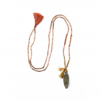 limited+edition+rainbow+pyrite+necklace%2C+faceted+andalusite+gems
