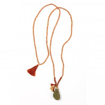 limited+edition+rainbow+pyrite+necklace%2C+faceted+mandarian+garnet+gems