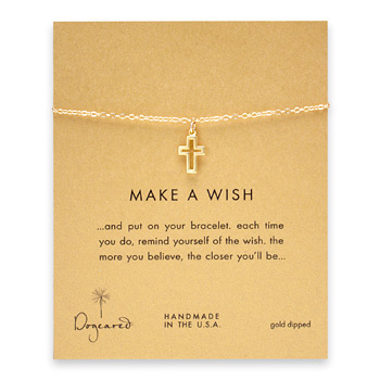make+a+wish+modern+cross+bracelet%2C+gold+dipped