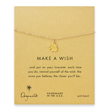 make a wish horse gold dipped reminder bracelet