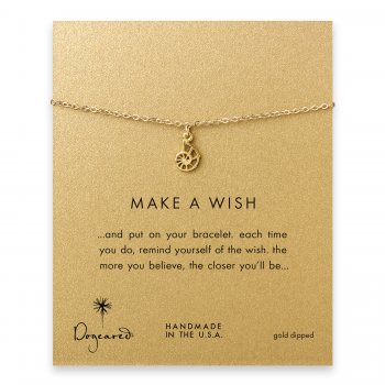 make a wish nautilus shell bracelet, gold dipped