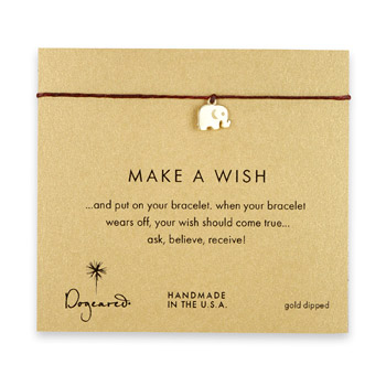 make+a+wish+elephant+bracelet+on+maroon%2C+gold+dipped