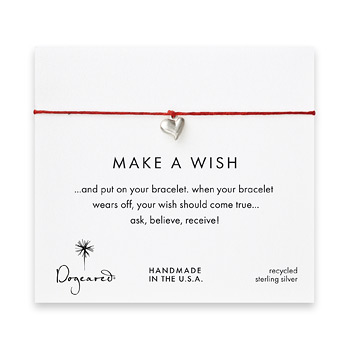 make+a+wish+full+heart+bracelet+on+red%2C+sterling+silver