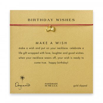 birthday+wishes+ribbon+bow+necklace+on+berry%2C+gold+dipped