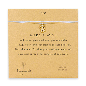 30! make a wish necklace with gold dipped mermaid on mint