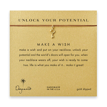 unlock+your+potential+key+necklace+on+tobacco%2C+gold+dipped