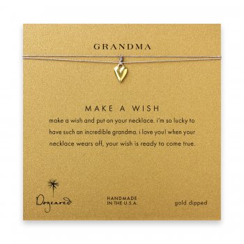 grandma+kind+heart+necklace+on+taupe%2C+gold+dipped