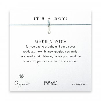 it%27s+a+boy+safety+pin+necklace+on+mint%2C+sterling+silver