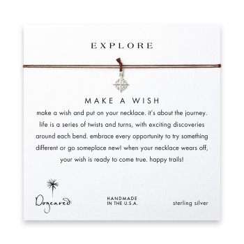 explore+compass+necklace+on+tobacco%2C+sterling+silver
