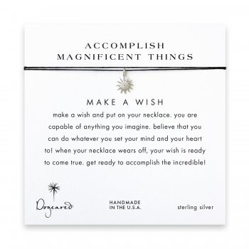 accomplish+magnificent+things+starburst+necklace+on+black%2C+sterling+silver