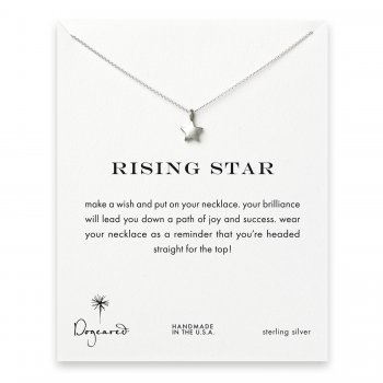 rising star full star necklace, sterling silver
