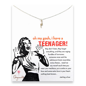 oh my gosh i have a teenager reminder necklace with sterling silver lightening bolt