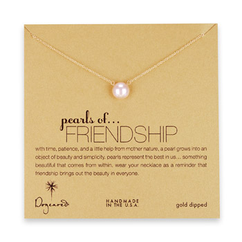 large+pearls+of+friendship+pink+pearl+necklace%2C+gold+dipped+-+18+inch