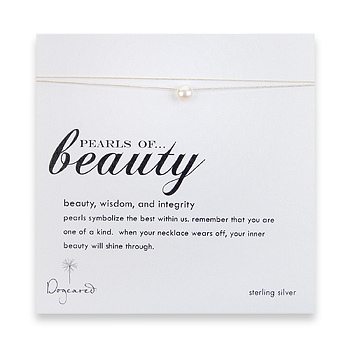 pearls of beauty necklace on thread