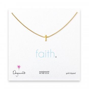 small+cross+necklace%2C+gold+dipped