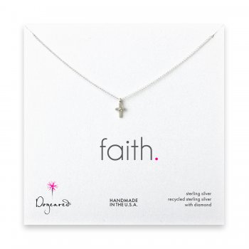 small+diamond+cross+necklace%2C+sterling+silver