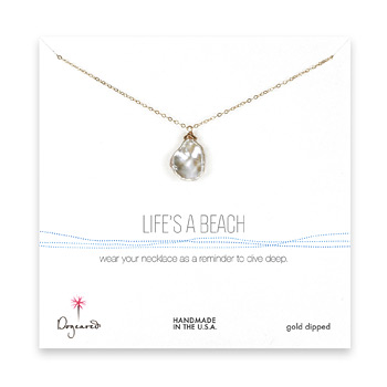 life%27s+a+beach+keshi+pearl+necklace%2C+gold+dipped+-+20+inches