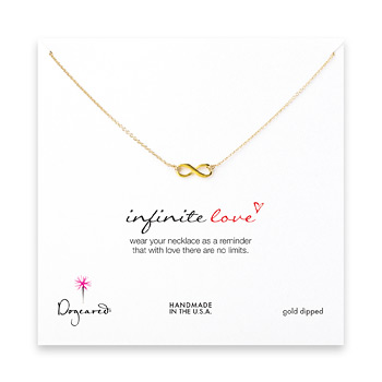infinite+love+necklace%2C+gold+dipped
