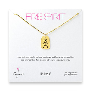 free+spirit+gold+dipped+scarab+necklace+-+32+inches