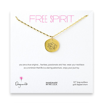 free+spirit+gold+dipped+lotus+necklace+-+32+inches