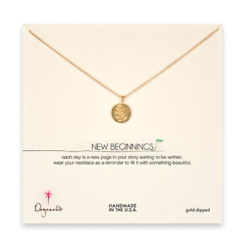 new+beginnings+wheat+gold+dipped+necklace