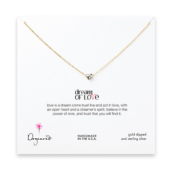 dream+of+love+necklace+with+sterling+silver+heart%2C+gold+dipped