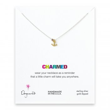 anchor+necklace+with+rose+gold+bead+on+silver+chain