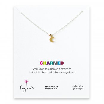 moon+necklace+with+rose+gold+bead+on+silver+chain