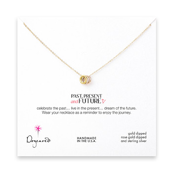 past%2C+present%2C+future+mixed+metal+triple+ring+necklace%2C+gold+dipped