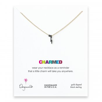 bolt+necklace+with+charcoal+bead+on+gold+dipped+chain