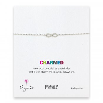 charmed infinity bracelet, sterling silver