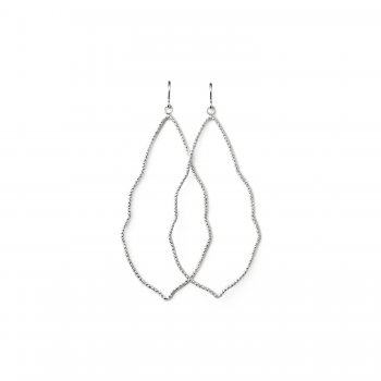 always beautiful sparkle moroccan earrings, sterling silver