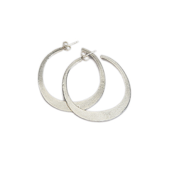 daily wear sterling silver hoop earrings