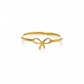 small+bow+ring%2C++gold+dipped%2C+size+8