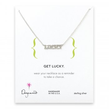 lucky necklace, sterling silver