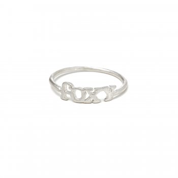 foxy ring, sterling silver, size 5