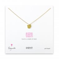 ohio necklace, gold dipped