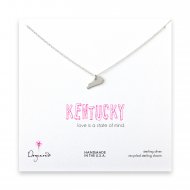 kentucky necklace, sterling silver