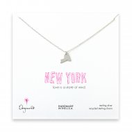 new york necklace, sterling silver
