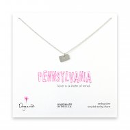 pennsylvania necklace, sterling silver