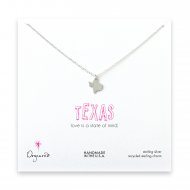 texas necklace, sterling silver