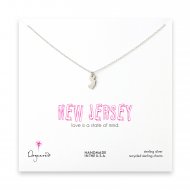 new jersey necklace, sterling silver