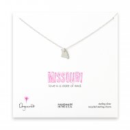 missouri necklace, sterling silver
