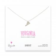 virginia necklace, sterling silver