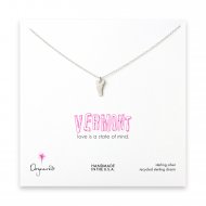vermont necklace, sterling silver